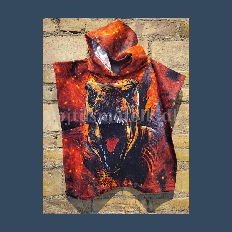 Jurassic world poncho hndklde